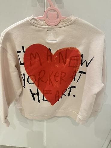 usag geyimi: Uşaq svitşotu – ZARA “I ❤️ NY” kolleksiyası İkisinə - 9 man❤️ Jaket — 4