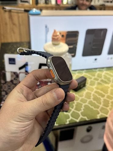 takı: Smart saat, Apple, Sensor ekran, rəng - Mavi — 3