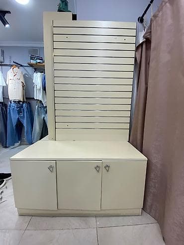 Mağaza vitrini və saxlama modulu dəsti - Material: laminat/MDF tipli — 3