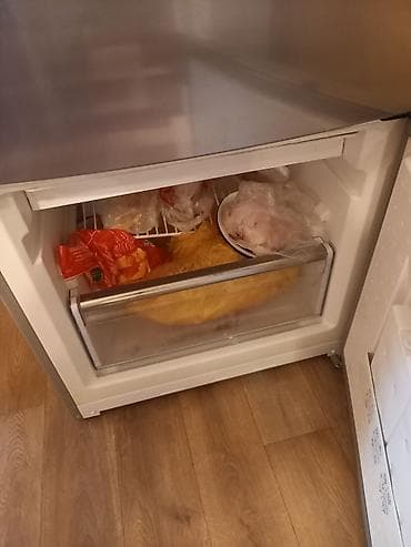 disbenser: İşlənmiş 2 qapılı Siemens Soyuducu Satılır, rəng - Gümüşü, Dispenserli — 3