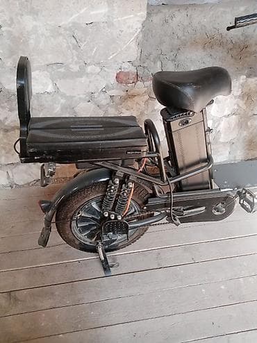 e bike: Elektrik velosipedi/skuter - Güclü elektrik mühərriki arxa təkərdə — 4