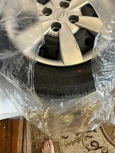 disk təkər type 0: Kia rio zavod disk teker 14 lük 185/65/14 4 üde teze kimidi 2000 min — 6