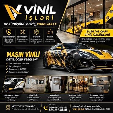 Услуги по строительству и ремонту: EKO SERVİS – Peşəkar usta xidməti və vinil tətbiqləri Xidmət — 2