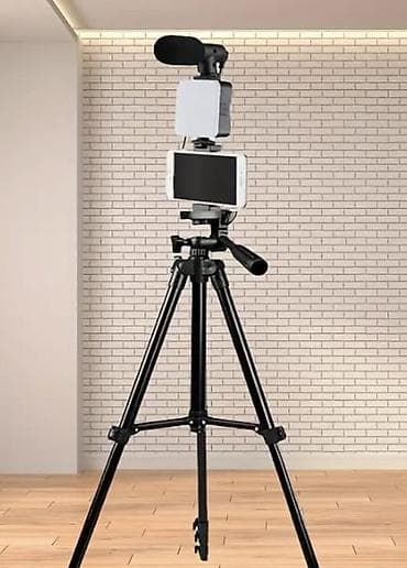 штатив для телефона: Vlogging və mobil kontent üçün tripod dəsti - Universal üçayaq — 1