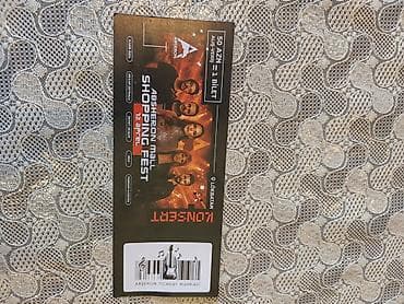 Konsert yağış səbəbi ilə 10 mayda keçiriləcək Bilet satılır ! 6 ədəd