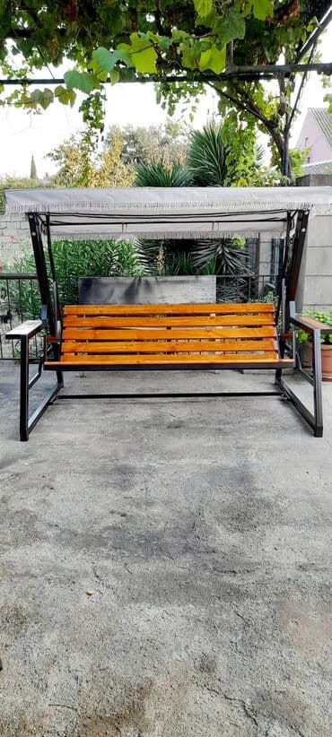 taxta yellencekler: Divan-yelləncək, Zontikli, Taxta — 4