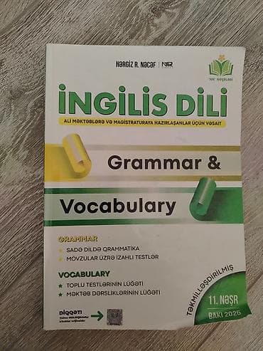 Məhsul: “İngilis Dili – Grammar & Vocabulary” hazırlıq vəsaiti — 1