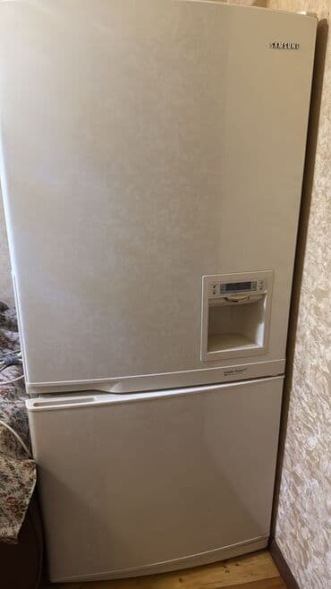 soyuducu qiymetleri irşad: 2 qapılı Samsung Soyuducu Satılır, rəng - Ağ, Dispenserli — 2