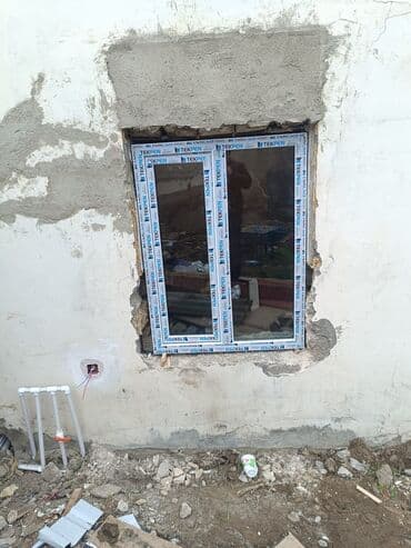 çöl qapilari: Yeni İkiqat şüşə paketi Plastik pəncərə, Еni: 80 sm, Uzunluğu: 200 sm, Pulsuz quraşdırma — 9