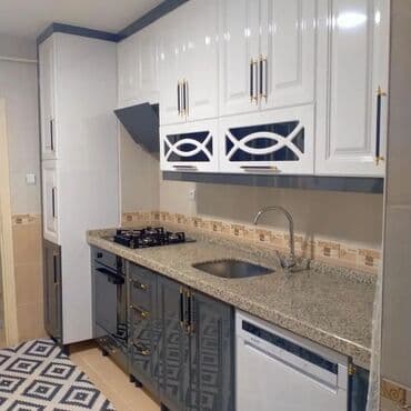 Sifarişlə mətbəx dəsti, Özü çəkən petlələr, Mat laminat, Kredit yoxdur — 15