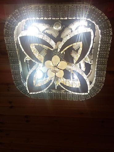 mona liza: Led Çılçıraq, 4 və daha çox lampa, Metal — 3