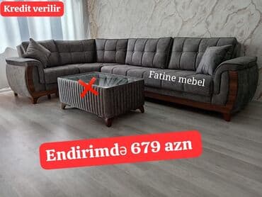 чехлы на диван бишкек: Угловой диван, Нераскладной, Без подьемного механизма, Ткань — 1