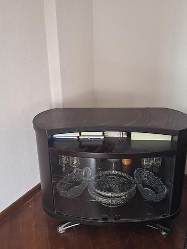 dekor mebel: Qonaq otağı və dəhliz üçün mebel dəsti - Material: tünd qəhvəyi — 3