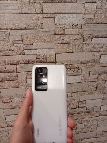 redmi işlənmiş: Redmi 11, 128 GB, rəng - Ağ, Barmaq izi — 2