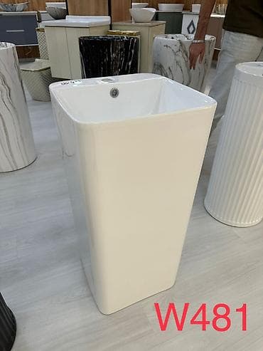 su radiator: Model: W481 Müasir dizaynlı döşəməüstü (floor-standing) keramik əl-üz — 1