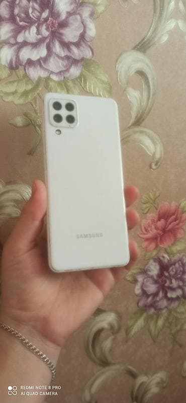 honor 8 s: Samsung Galaxy A12, 64 GB, rəng - Ağ, Barmaq izi — 1
