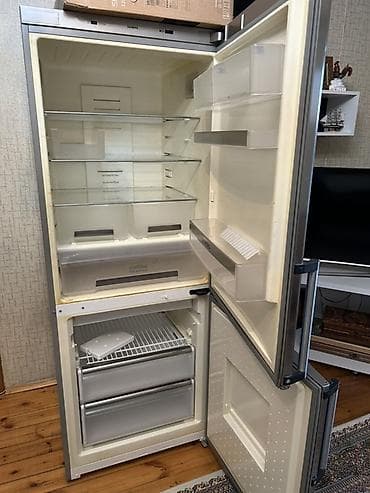 tesdir: 2 qapılı Siemens Soyuducu Satılır, rəng - Gümüşü — 1