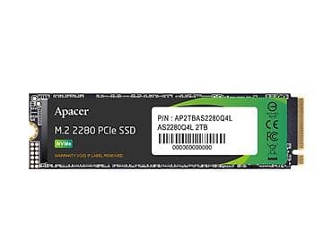 sert disk: Apacer AS2280Q4L M.2 2280 PCIe NVMe SSD – 512GB Form‑faktor: M.2 — 2