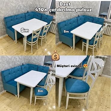 prokat stol stul: Künc divan masa oturacaq rəng seçimi var — 1