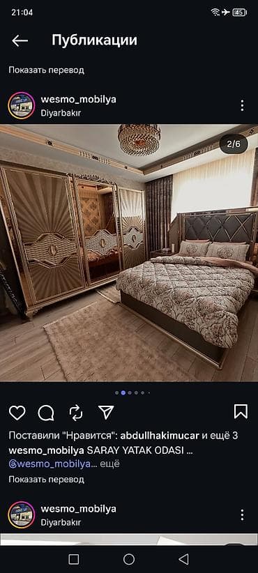 dekor mebel: İkinəfərlik çarpayı — 1