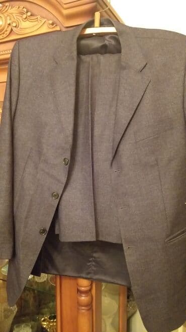 göy rəngli kişi cemperləri: Kostyum, Demisezon, 4XL, rəng - Göy — 3