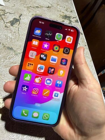 iphone 11 pro ucuz: IPhone 15 Pro Max, Deep Purple, Face ID — 9