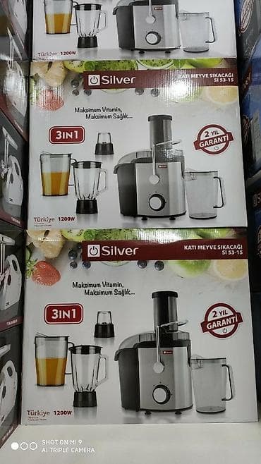 Şirəçəkən sireceken blender Silver turk istehsali 1200 watt 3 ü — 9