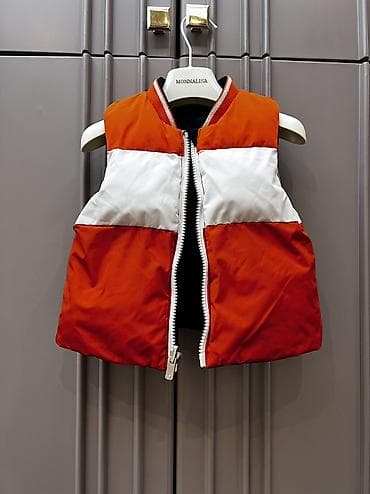 üst geyimi: Jacadi Paris körpə üçün gödəkçə (qolsuz, ikiüzlü model) 12-18 ay - — 3