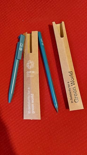 yeni bakı: COP29 Baku, Azerbaijan temalı ekoloji qələm 2 eded - 10 azn — 1