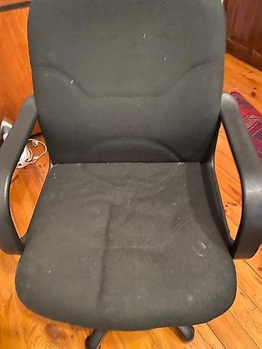 stul tek: Təkərli, Qolları tənzimlənmir, Parça — 1