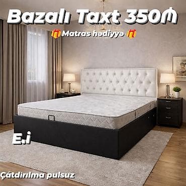 Bazalı taxt – 350 AZN - Geniş saxlama bölməsi olan bazalı