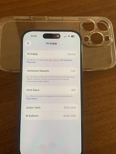 iphone 16 dubay: IPhone 16 Pro, 256 GB, Qara, Barmaq izi, Simsiz şarj, Face ID — 2