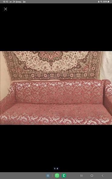 DIVAN IKI KRESLO 30 TRUMO 25 MANAT GUZGUSU SATILIB WKAF KUPE 4 EDED