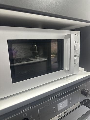 tp link 8151n: Mikrodalğalı soba Korkmaz, Quraşdırılan, Mikrodalğalar ilə, rəng - Gümüşü, İşlənmiş — 4