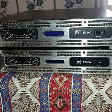 Аудиотехника: EV E9300 professional gücləndirici (power amplifier) - Model: EV — 1