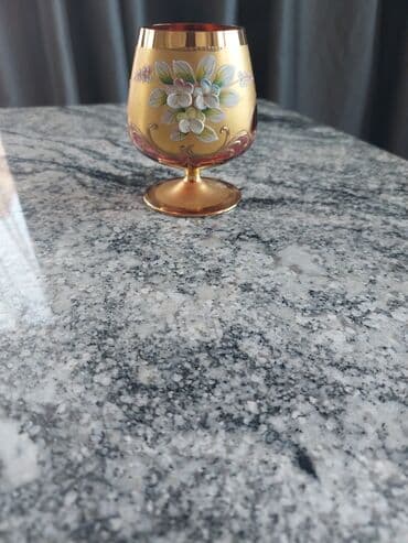 qab dəstləri: Qədəhlər, Xrustal, 6 ədədli dəst, Çexiya — 2