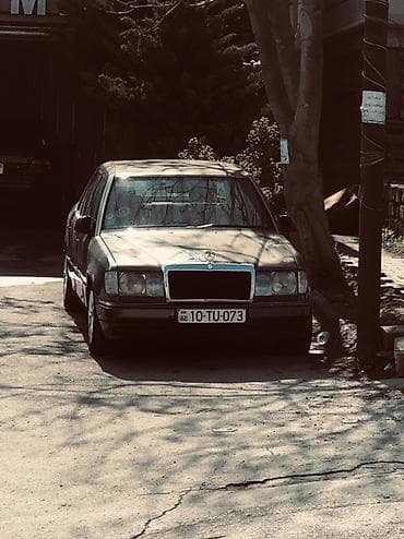 06 sekileri: Mercedes-Benz E-Class W124 sedan - Kuzov: sedan, tünd boz rəng, xrom — 4