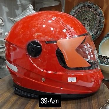 sud ceni: Motosiklet dəbilqələri 29-azn BEHPAR (açıq vizorlu) və qara tam üzlü — 7