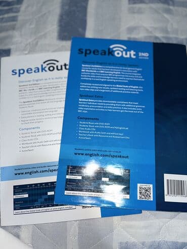 ingilis dili dim 2 ci hissə pdf: SpeakOut Second Edition Kitab və iş dəftəri Heç istifadə olunmayıb — 2