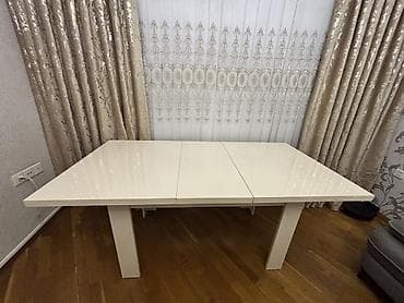 Гостиный стол, Новый, Раскладной, MDF, Прямоугольный стол — 1