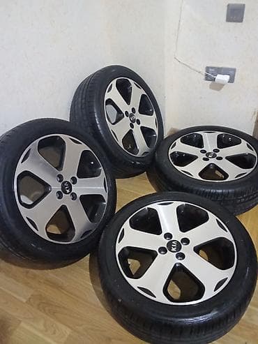 daewoo gentra diskleri: 17lik orginal disk teker bir yerde ideal veziyyetde.cat sivarka — 1