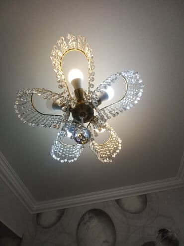 zal ucun lusturlar: Çılçıraq, 5 lampa — 2