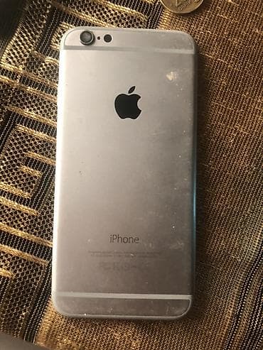 IPhone 6, 32 GB, Space Gray, Barmaq izi