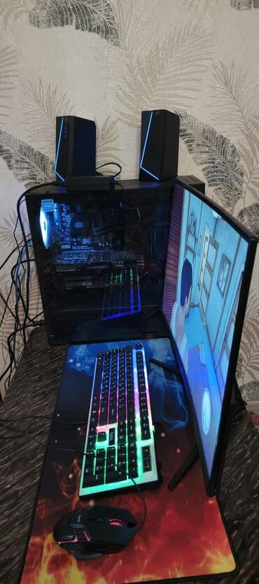 Gaming masaüstü kompüter komplekti Komponentlər: - Prosessor