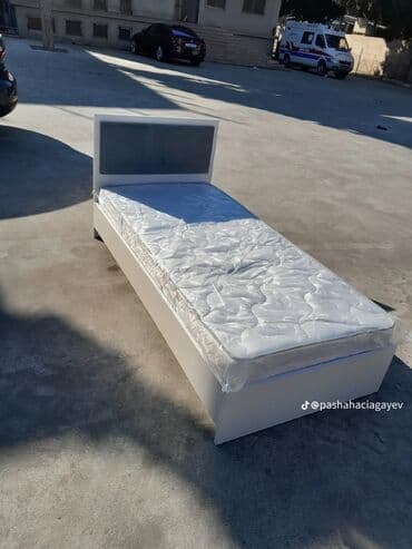 декоративная мебель: Для девочки и мальчика, Новый, Кровать, Без подьемного механизма, С матрасом — 2