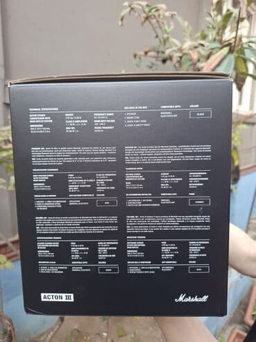 Dinamiklər və kolonkalar: Yeni, original, bağlı qutu! Qüsur olarsa geri qaytarılır! Marshall — 3