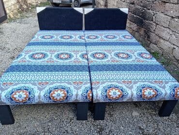 Təzə çarpayılar. 1 nəfərlik çarpayılar 60manat. 2 nəfərlik taxt — 19