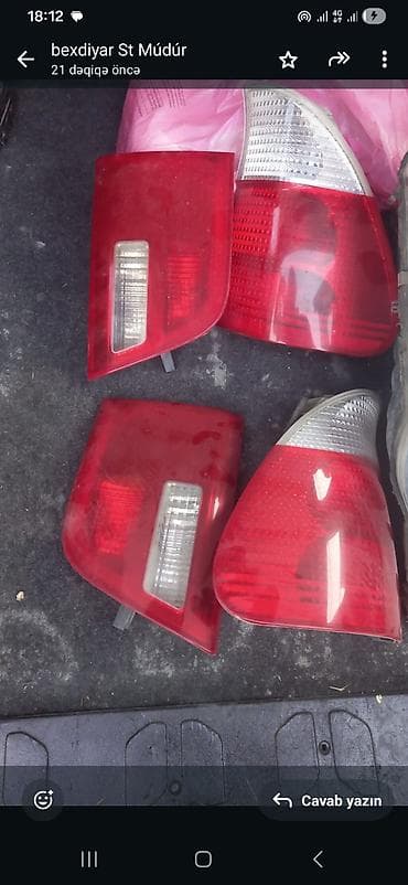 Komplekt, Yaxın və uzaq vuran işıqlar BMW — 1