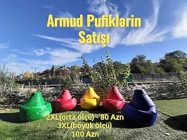 8 mart hediyesi: Yeni, Pufik-kreslo, Parça, Kredit yoxdur, Şəhərdaxili pulsuz çatdırılma — 2