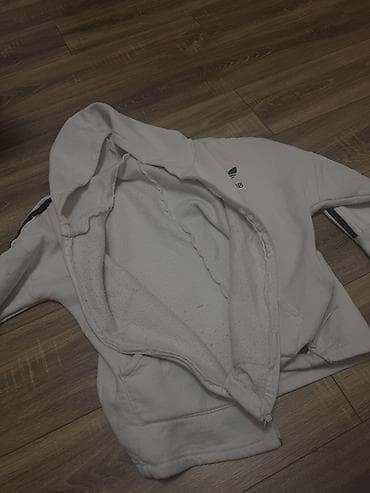 Adidas üçzolaqlı idman dəsti - Rəng: ağ, qara zolaqlar - Tərkib — 3